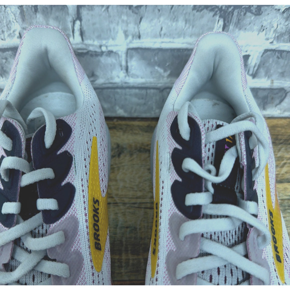 Brooks Ghost 17 Oyster Apricot Pink Running 1204311D070 Womens Sz 9.5 D Wide - Picture 6 of 11